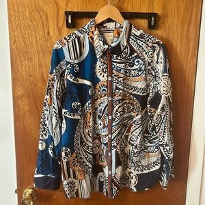Multicolor Top Shirt. Chico’s Size 2.5 (14). New with tag